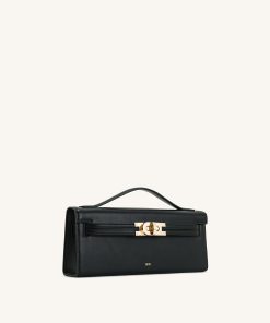 Alternative view of Bria Structured Top Handle Bag - Black