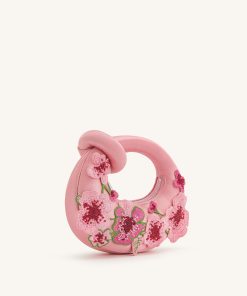 Alternative view of Abacus Embroidered Floral Mini Top Handle Bag - Pink