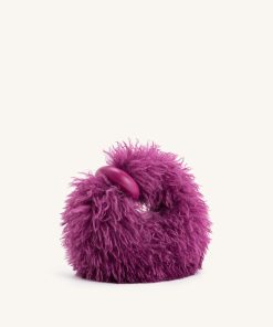 Alternative view of Abacus Faux Fur Mini Top Handle Bag - Purple