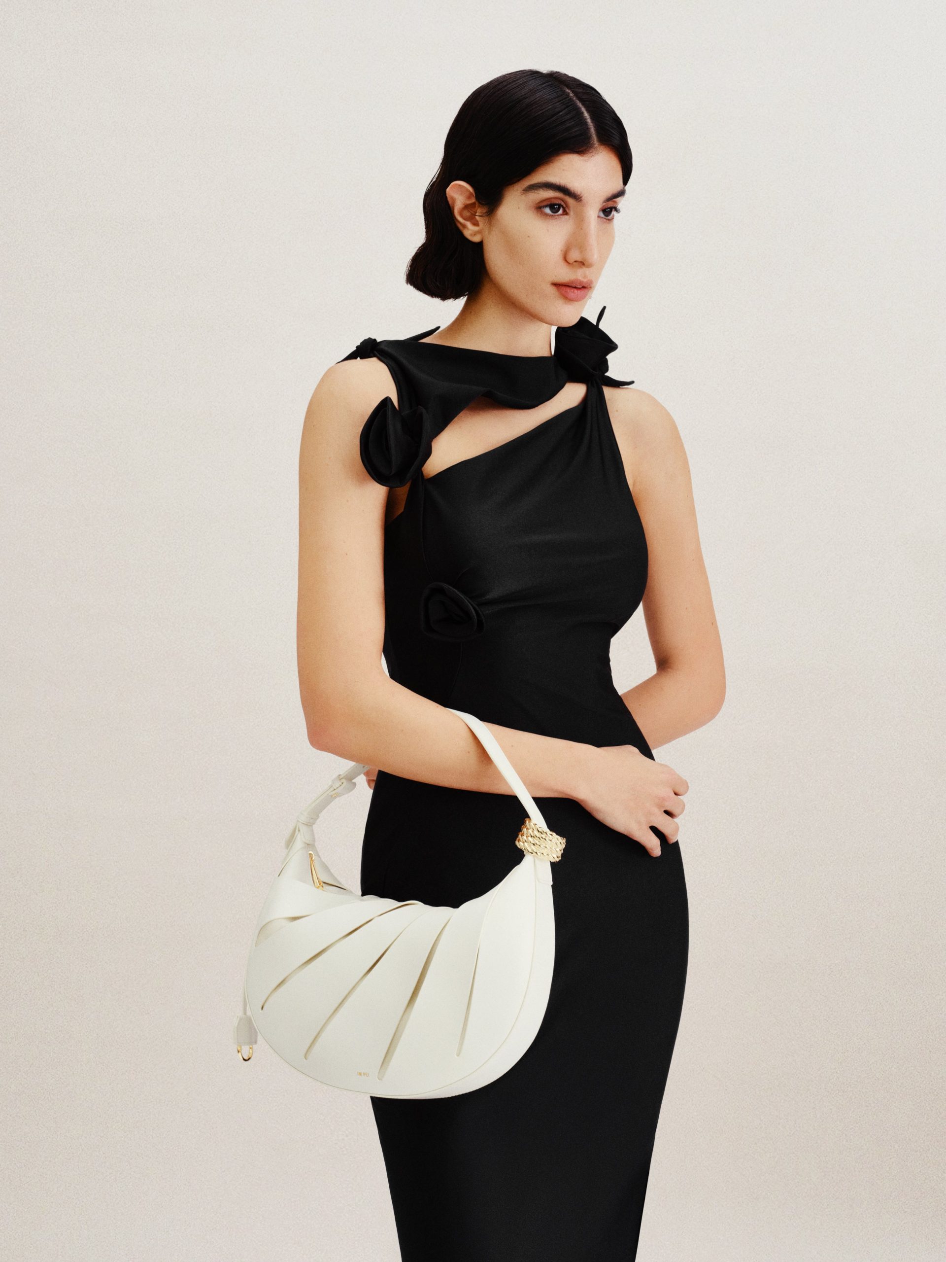 Jana Hollow Out Shoulder Bag - White - Image 2