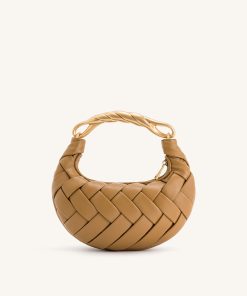 Orla Weave Handbag - Brown
