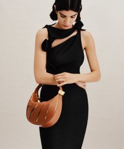 Alternative view of Jana Hollow Out Shoulder Bag - Brown