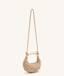 Alternative view of Orla Weave Handbag - Almond