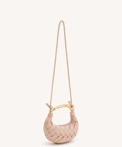 Alternative view of Orla Weave Handbag - Pink Beige