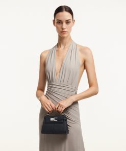 Alternative view of Elise Top Handle Bag - Black