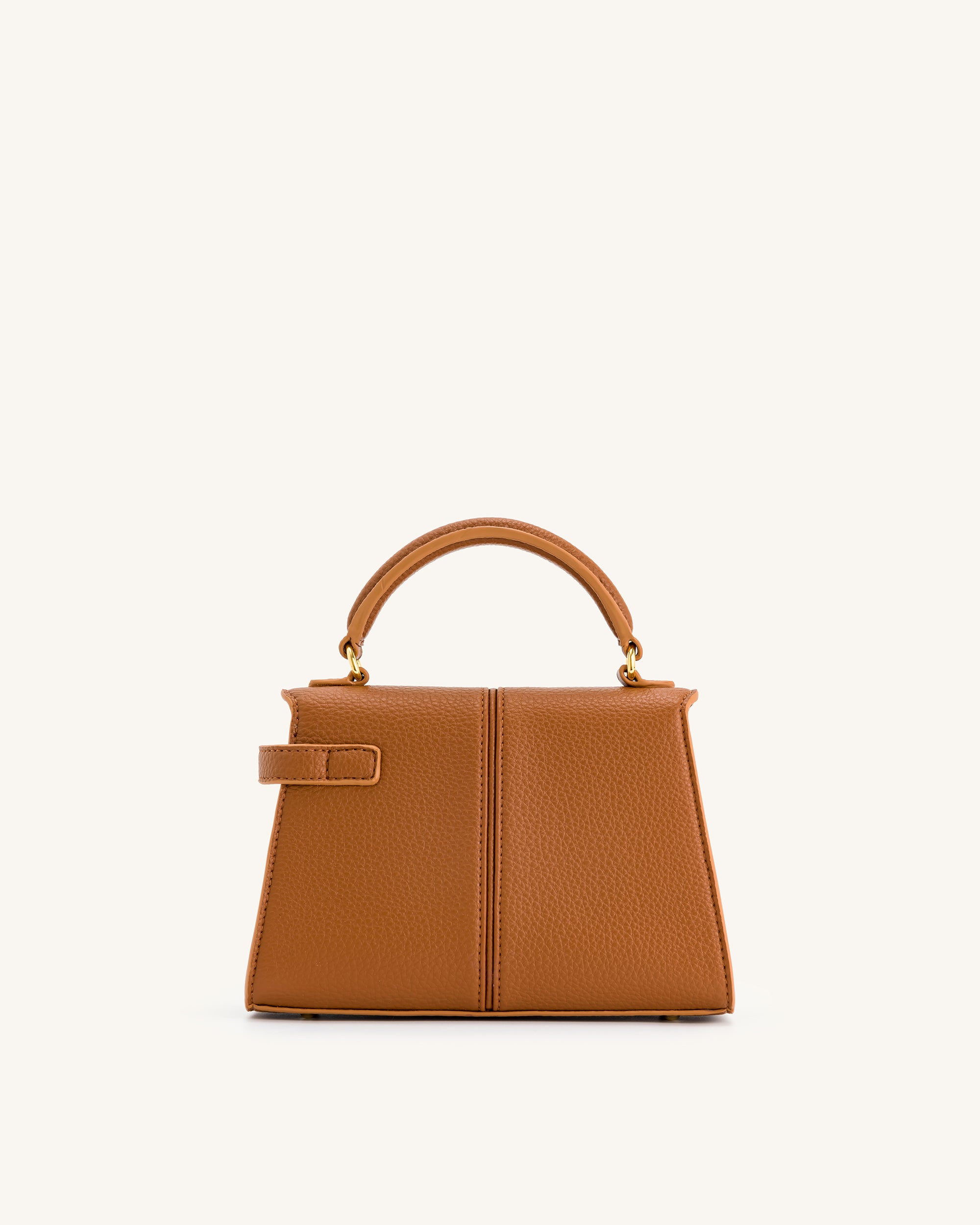 Elise Top Handle Bag - Brown - Image 4