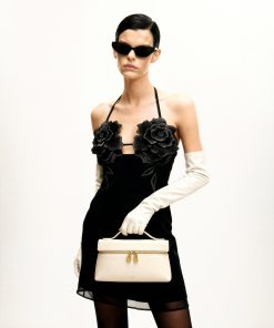 Alternative view of Thea Top Handle Bag - White