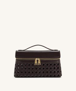 Thea Top Handle Bag -  Deep Claret