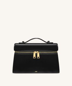 Thea Large Top Handle Bag - Black