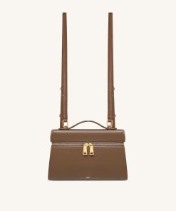 Alternative view of Thea Large Top Handle Bag - Mocha Brown