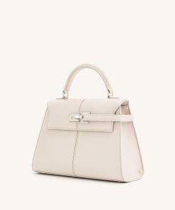 Alternative view of Elise Large Top Handle Bag - White