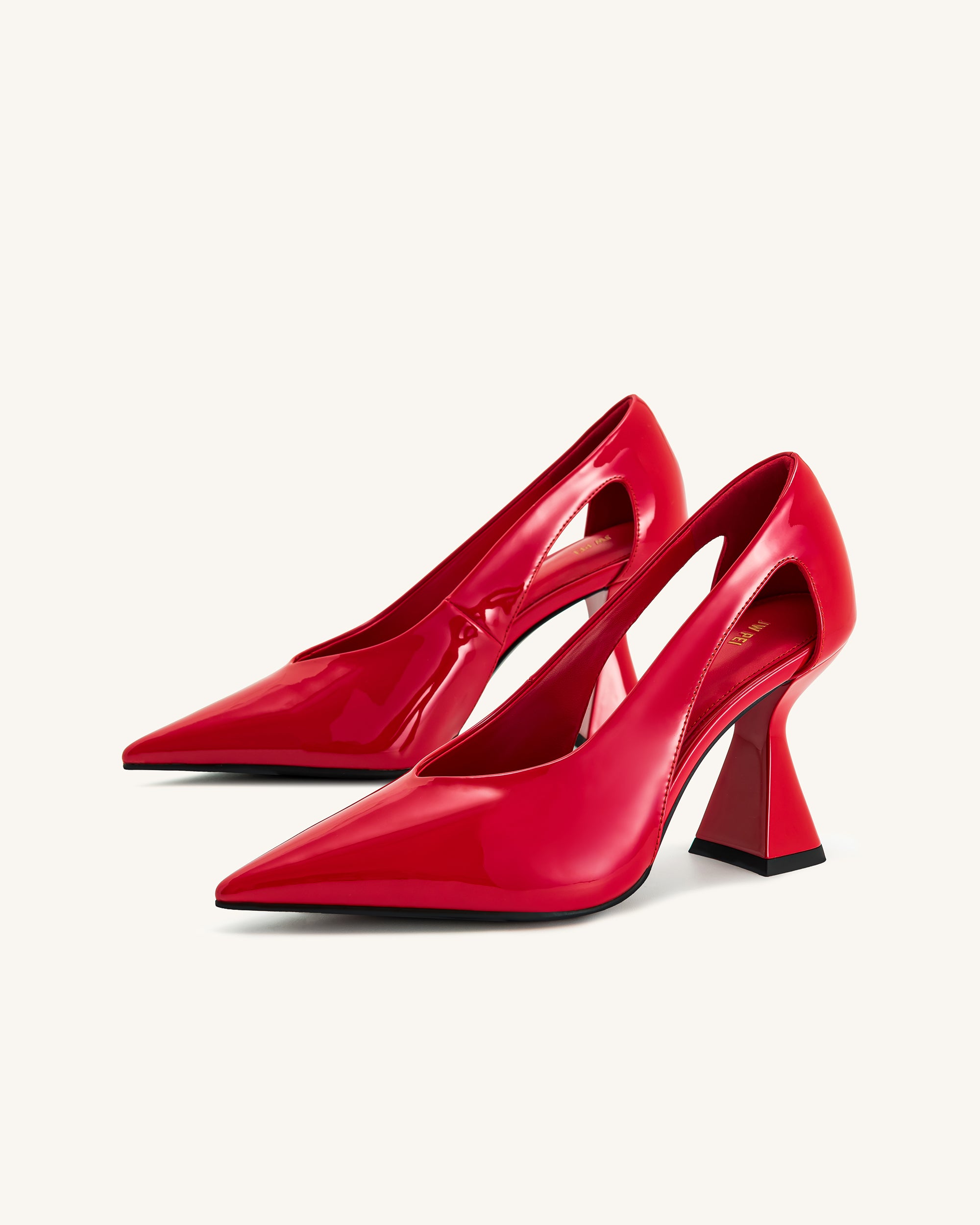 Alessia High Heel Pumps - Red - Image 3