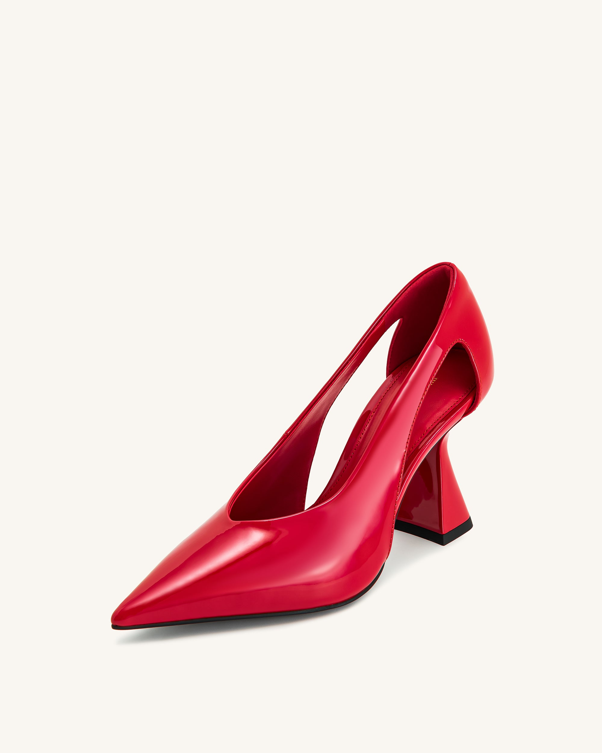 Alessia High Heel Pumps - Red - Image 7