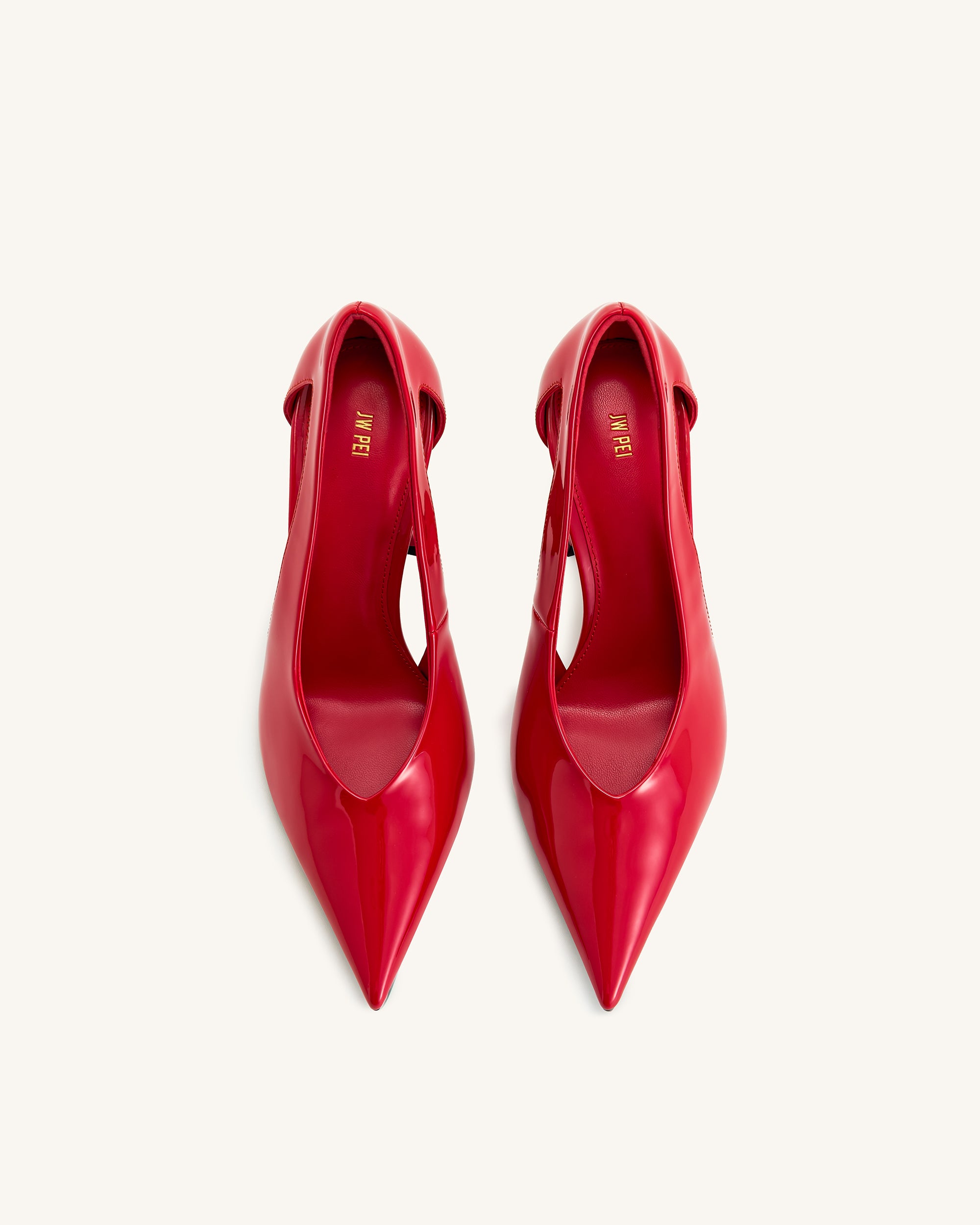 Alessia High Heel Pumps - Red - Image 4