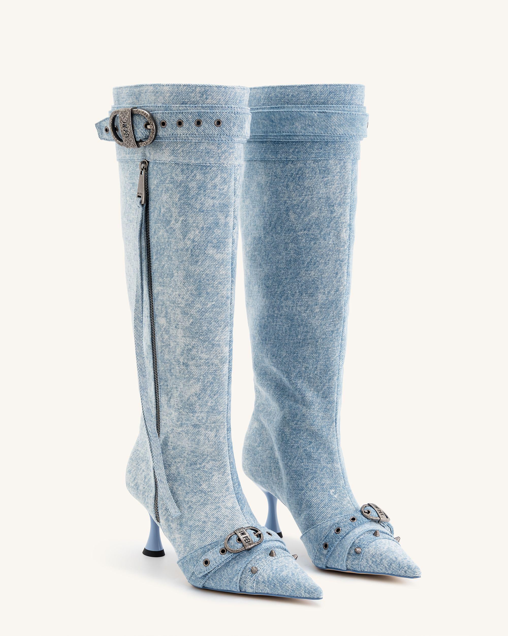 Nico Denim Boot - Blue - Image 2