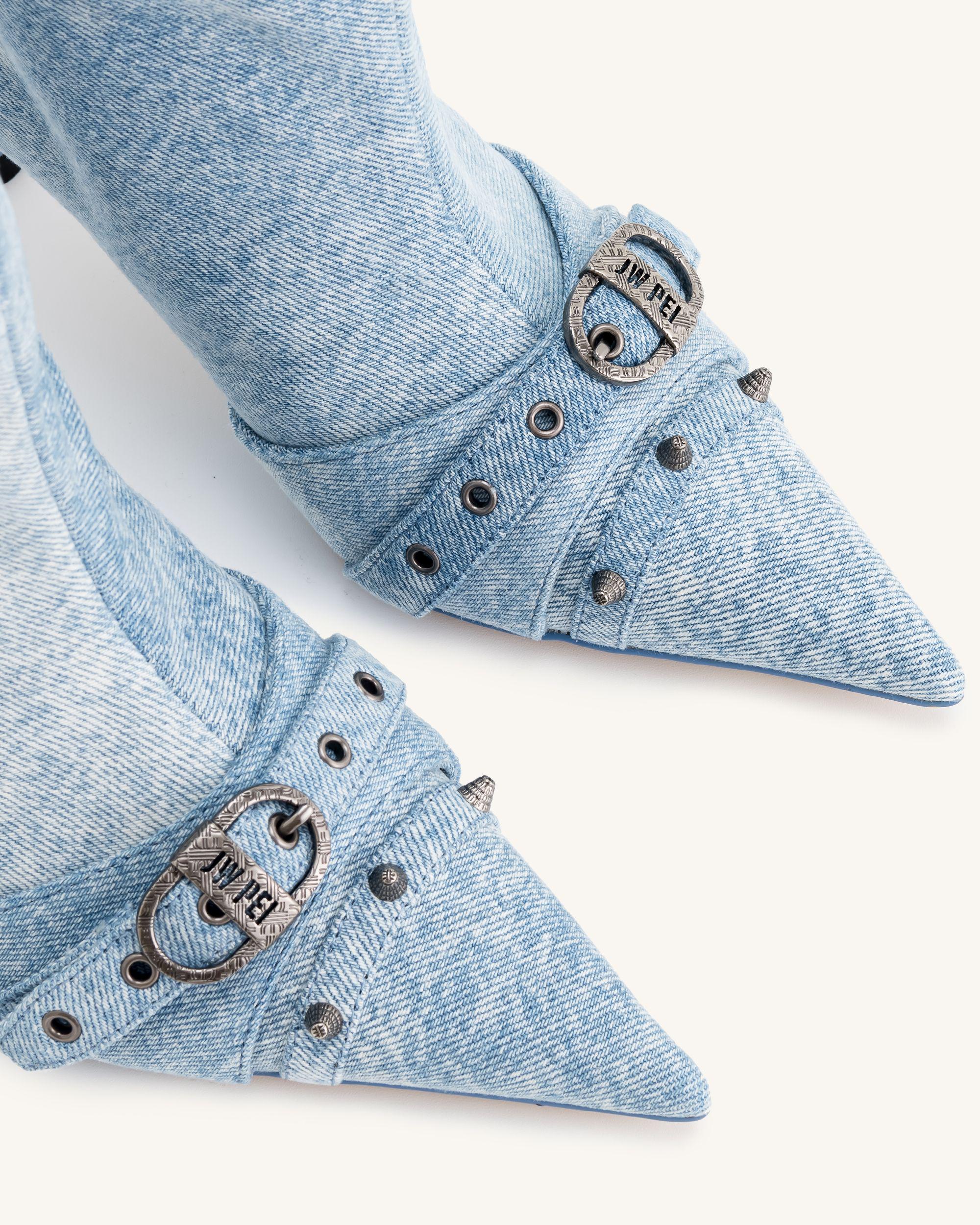 Nico Denim Boot - Blue - Image 4