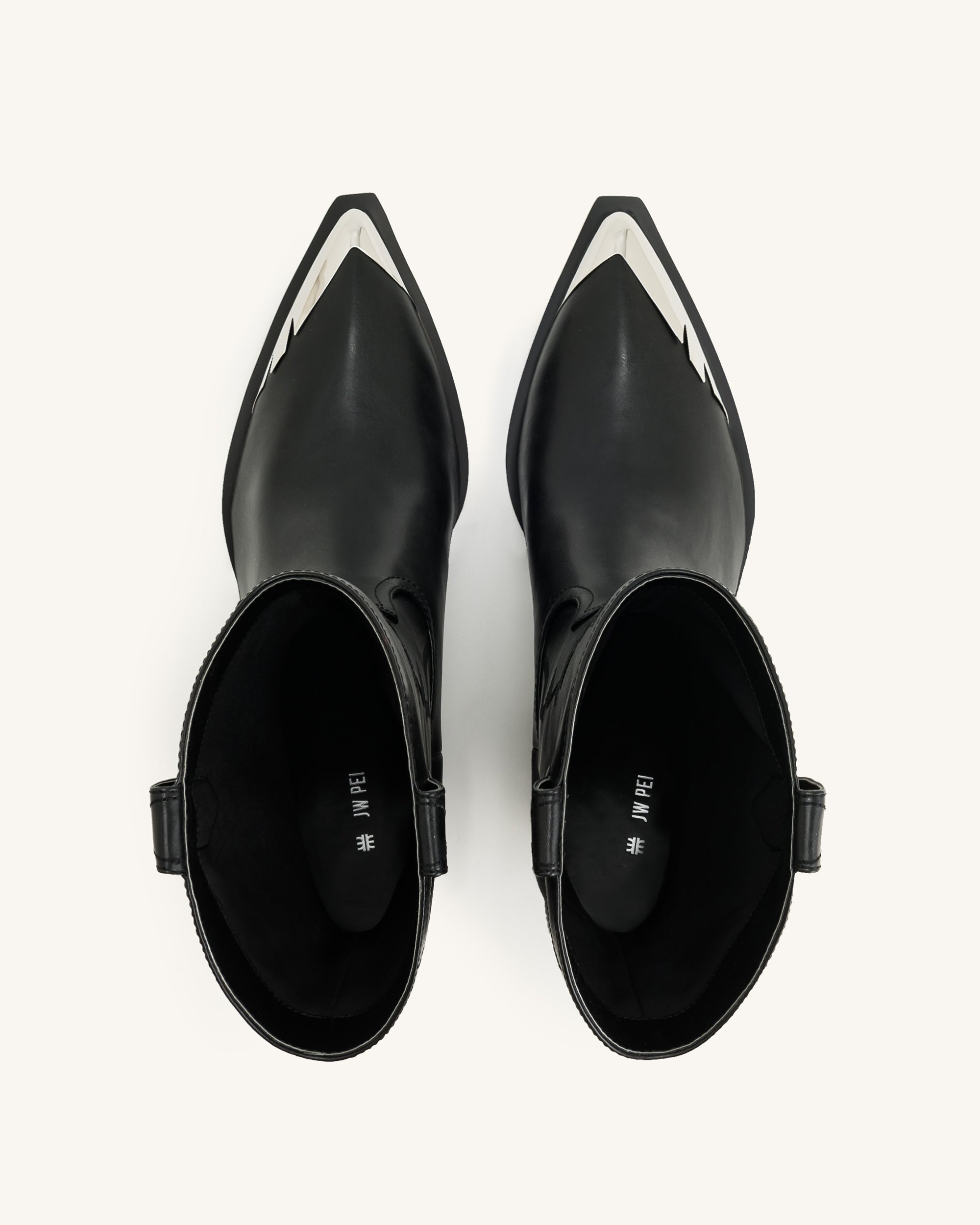 Riya Cowboy Boot - Black - Image 3