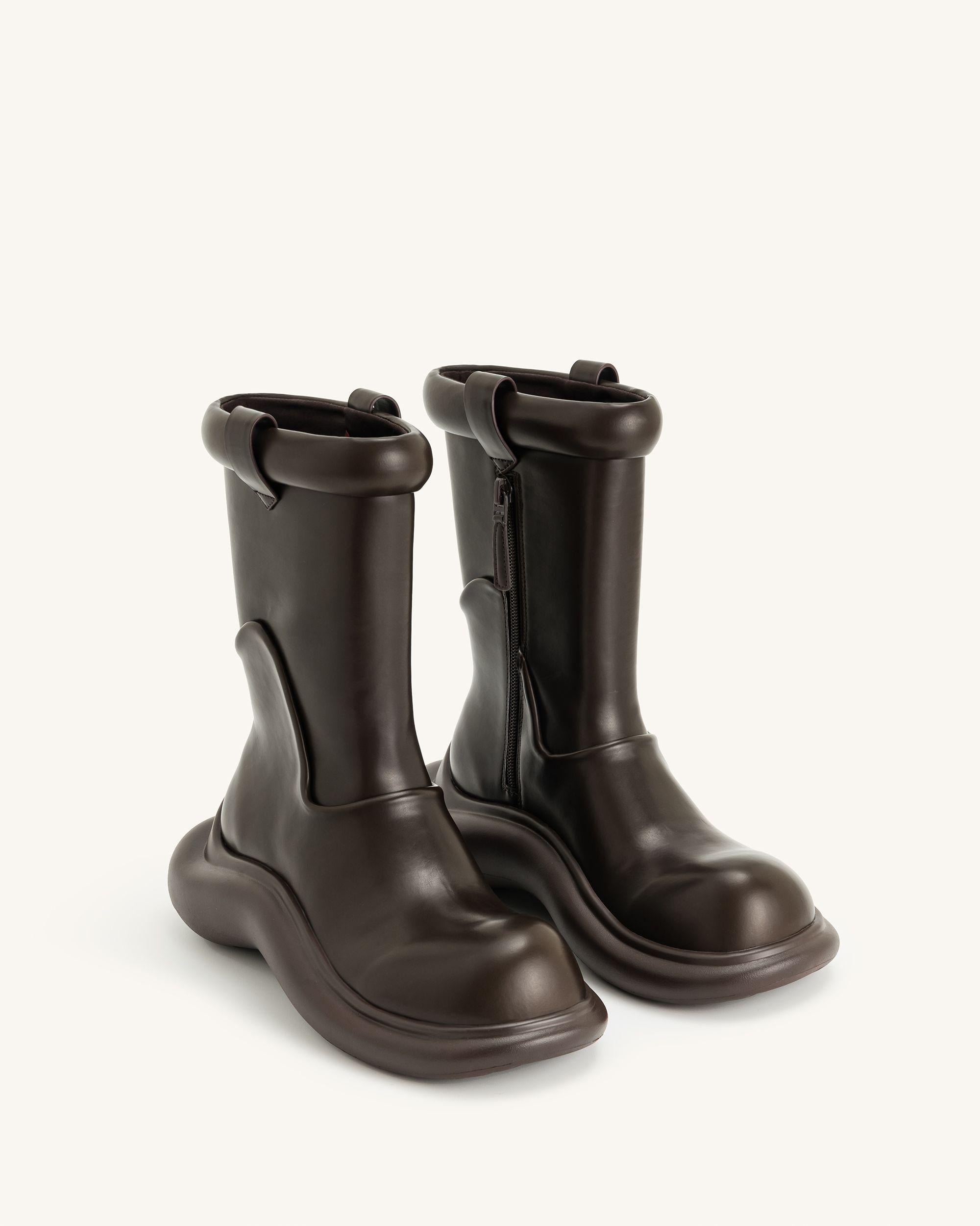 Zoie Rain Boot - Brown - Image 3