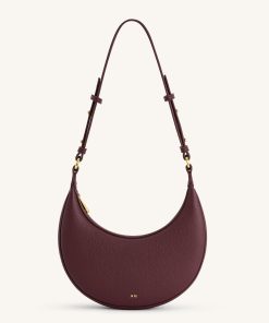 Carly Medium Shoulder Bag - Deep Claret