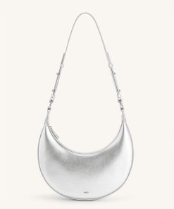 Carly Medium Shoulder Bag - Silver