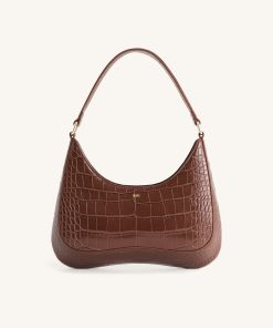 Ruby Shoulder Bag - Umber Croc