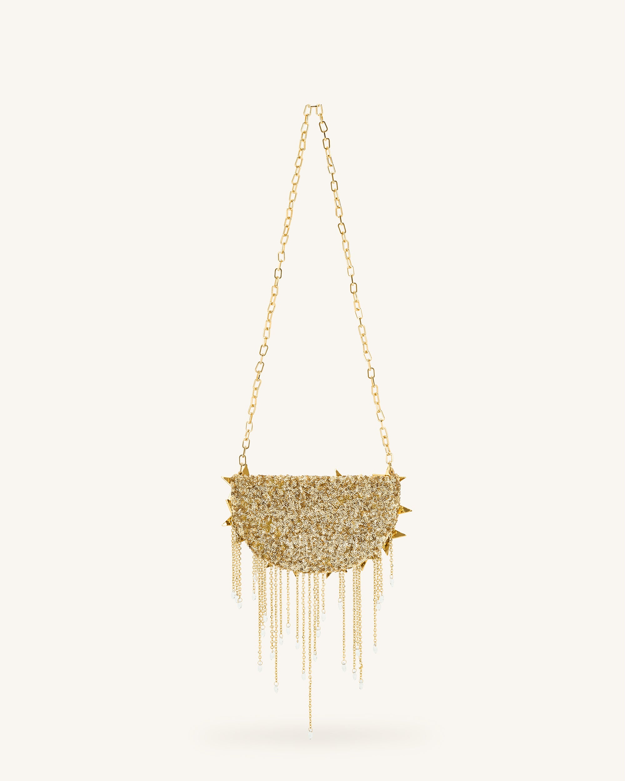 Anika Star-Embellished Chain Bag - Gold - Image 4