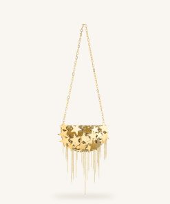 Anika Star-Embellished Chain Bag - Gold