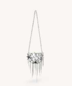 Alternative view of Anika Star-Embellished Chain Bag - Silver