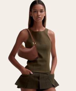 Alternative view of Lily Shoulder Bag - Brown