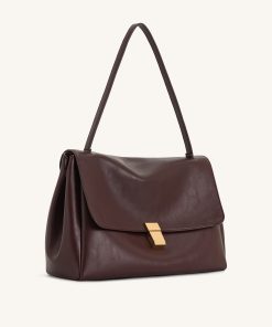 Alternative view of Hilary Shoulder Bag - Deep Burgundy