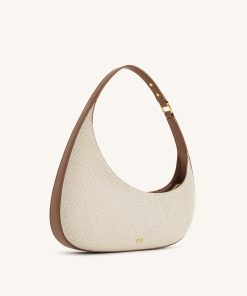 Alternative view of Harlee Shoulder Bag - Brown Canvas