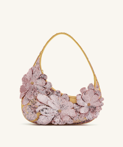 Harlee Sequin Shoulder Bag - Pink