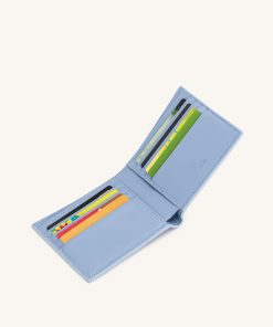 Alternative view of Afra Denim Embossed Wallet - Blue