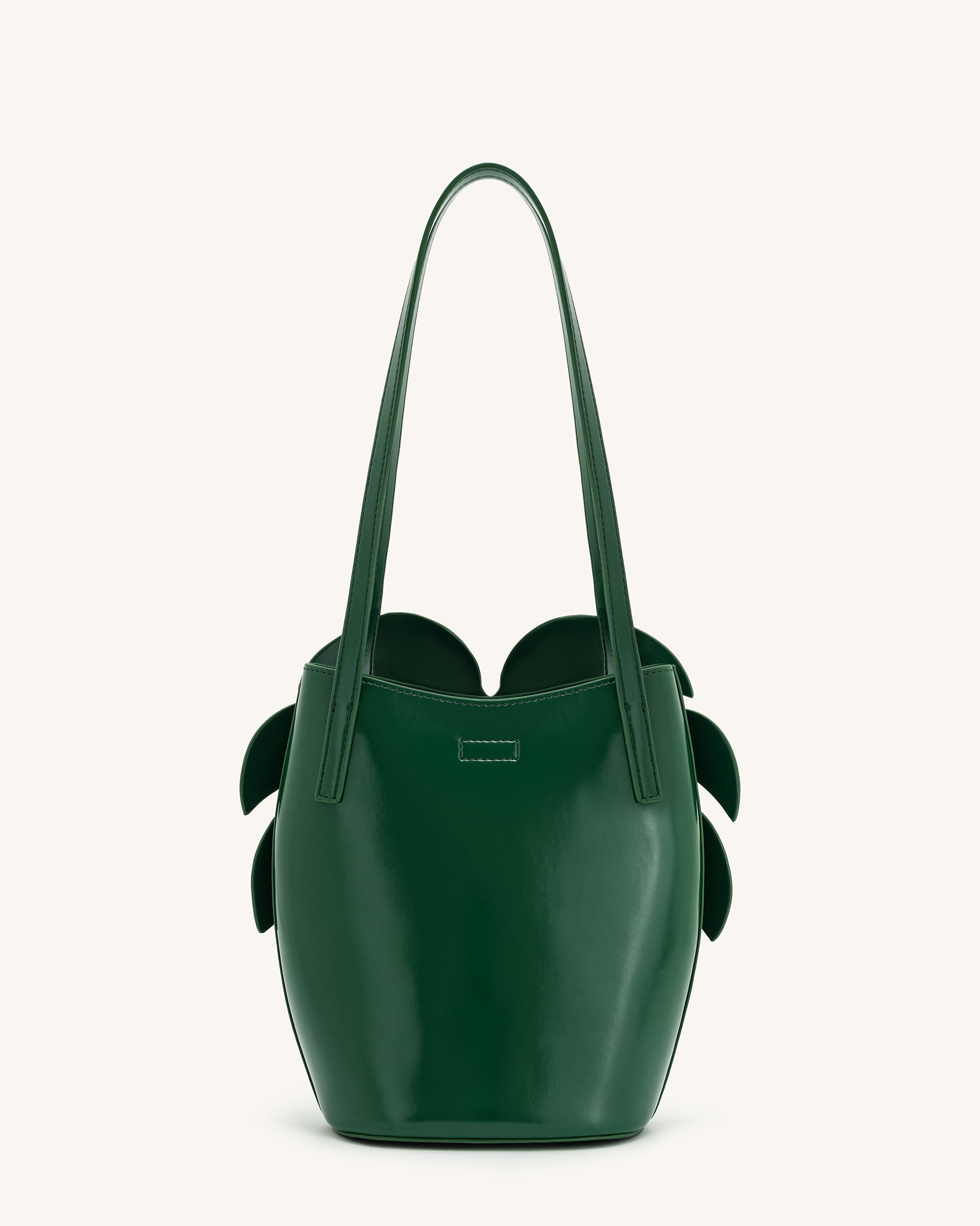 Cecelia Leaf Shape Shoulder Bag - Green - Image 3