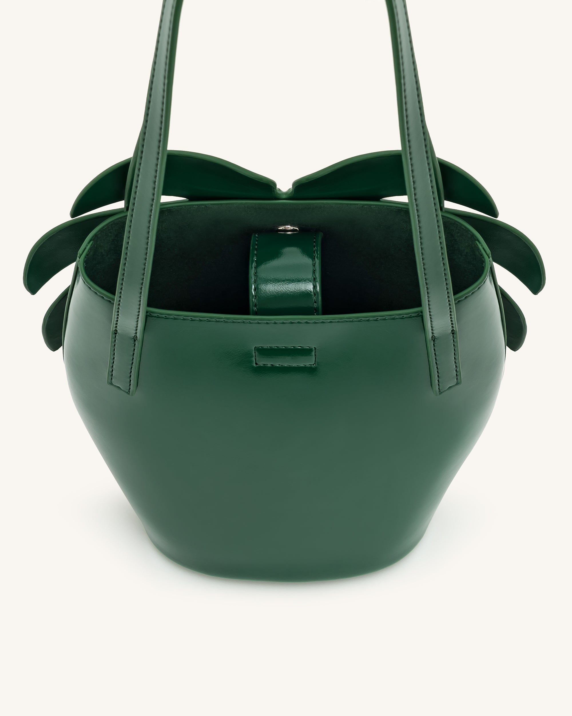 Cecelia Leaf Shape Shoulder Bag - Green - Image 4
