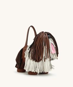 Nita Puppy Shape Handbag - Caramel Brown