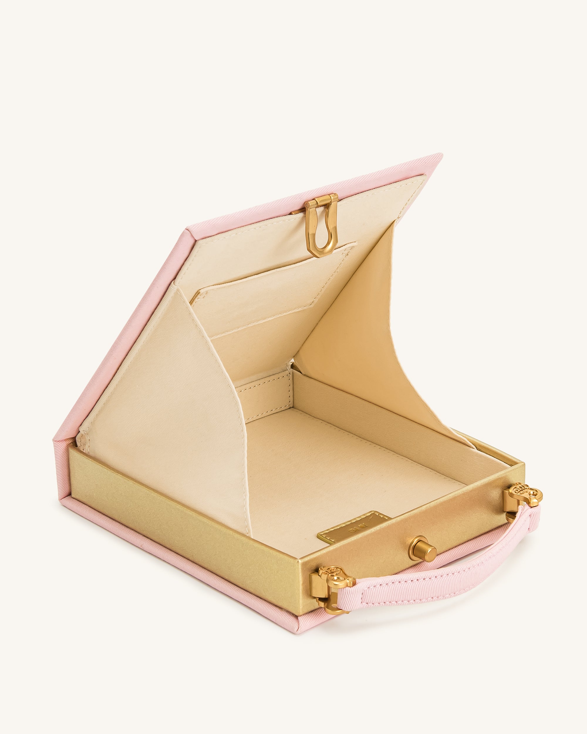 Taya Tropical Parrot Pattern Book Shape Clutch Bag - Pink - Image 4