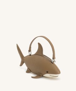 Alternative view of Nerys Shark Look Top Handle Bag - Light Brown