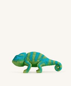 Hazel Chameleon Clutch - Green/Blue