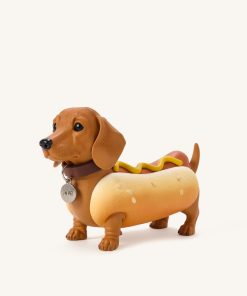 Dachshund Hot Dog Bag - Brown/Yellow