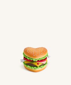 Heart Burger Novelty Clutch Bag - Multicolor