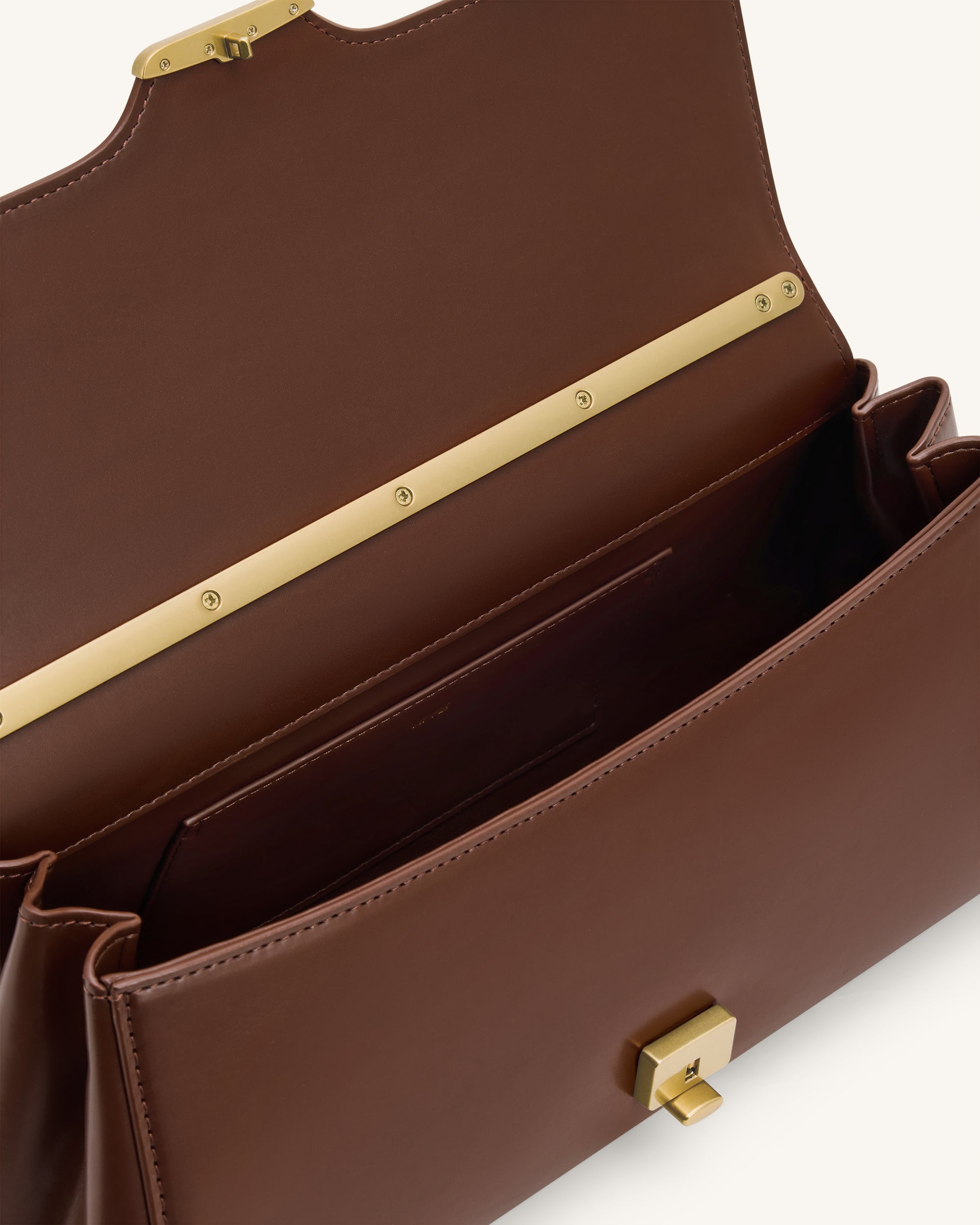 Eloise Shoulder Bag - Deep Brown - Image 4