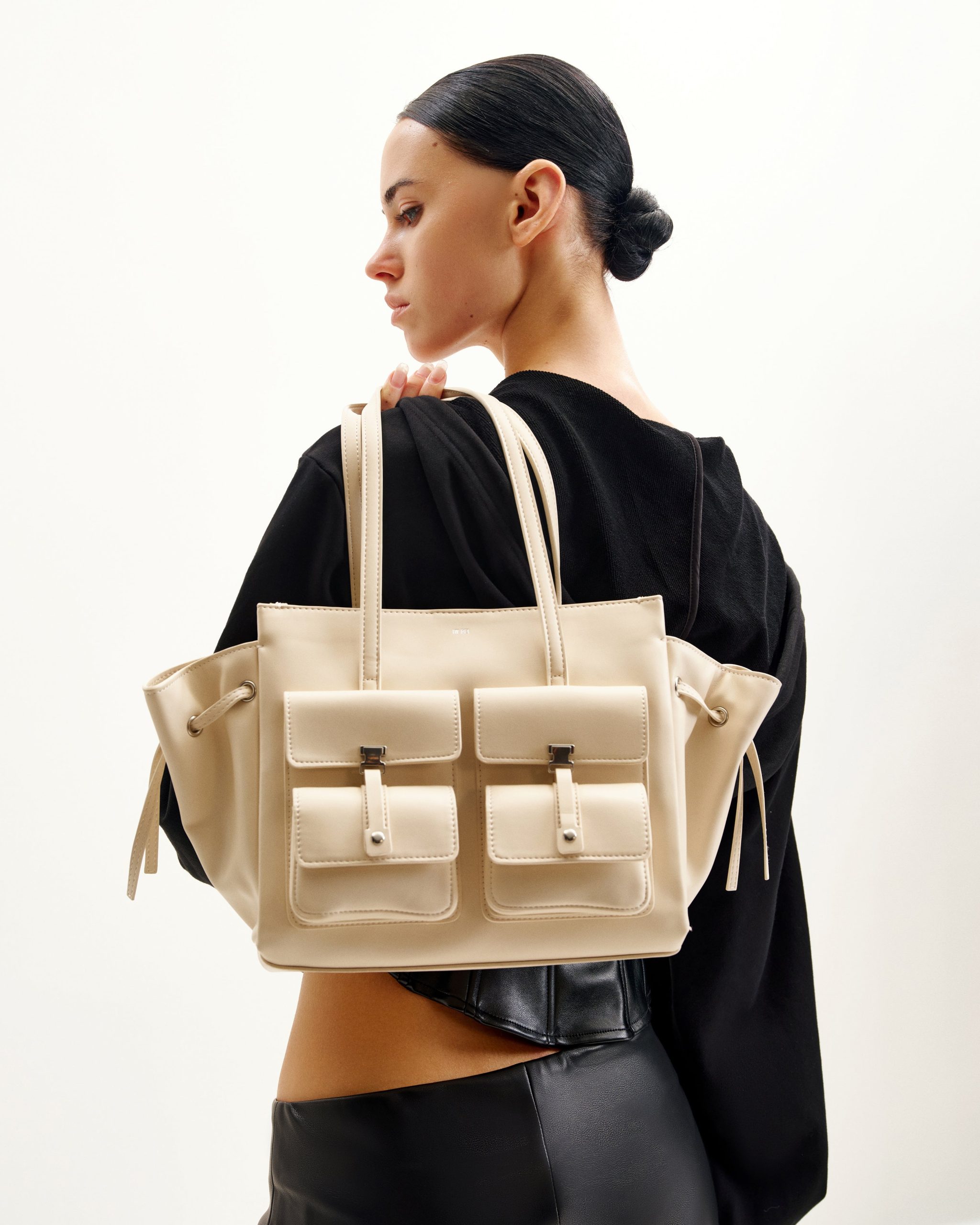 Linda Tote Bag - White - Image 2