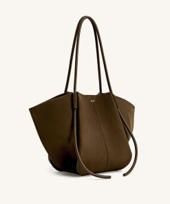 Alternative view of Nala Wide Tote Bag - Mocha Brown