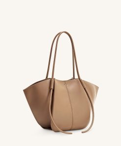 Alternative view of Nala Wide Tote Bag - Clay Brown