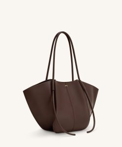 Alternative view of Nala Wide Tote Bag - Deep Brown