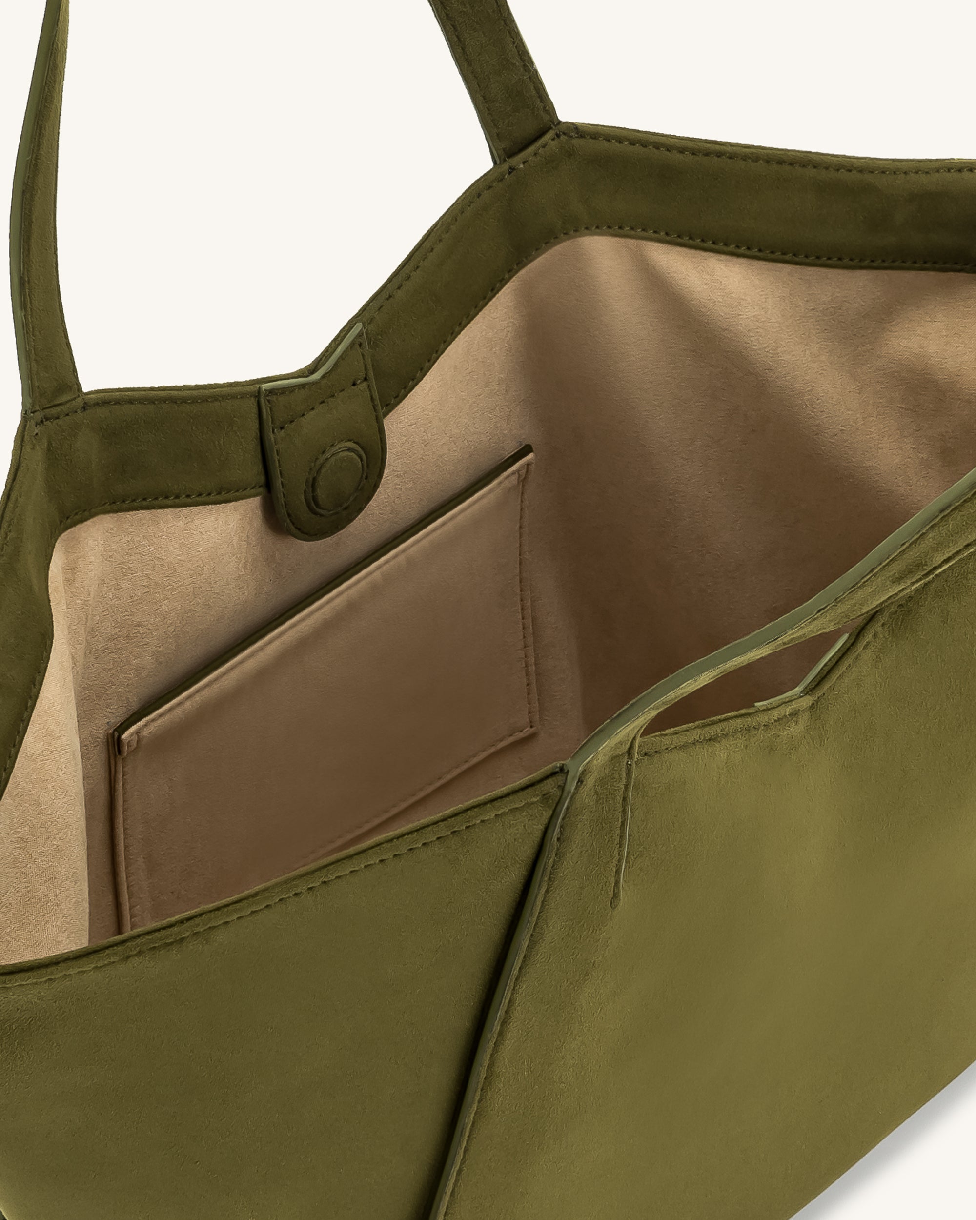 Kiana Large Capacity Tote Bag - Dark Olive - Image 4