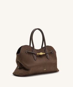 Alternative view of Adele Metal Rope Knot Tote Bag - Mocha Brown