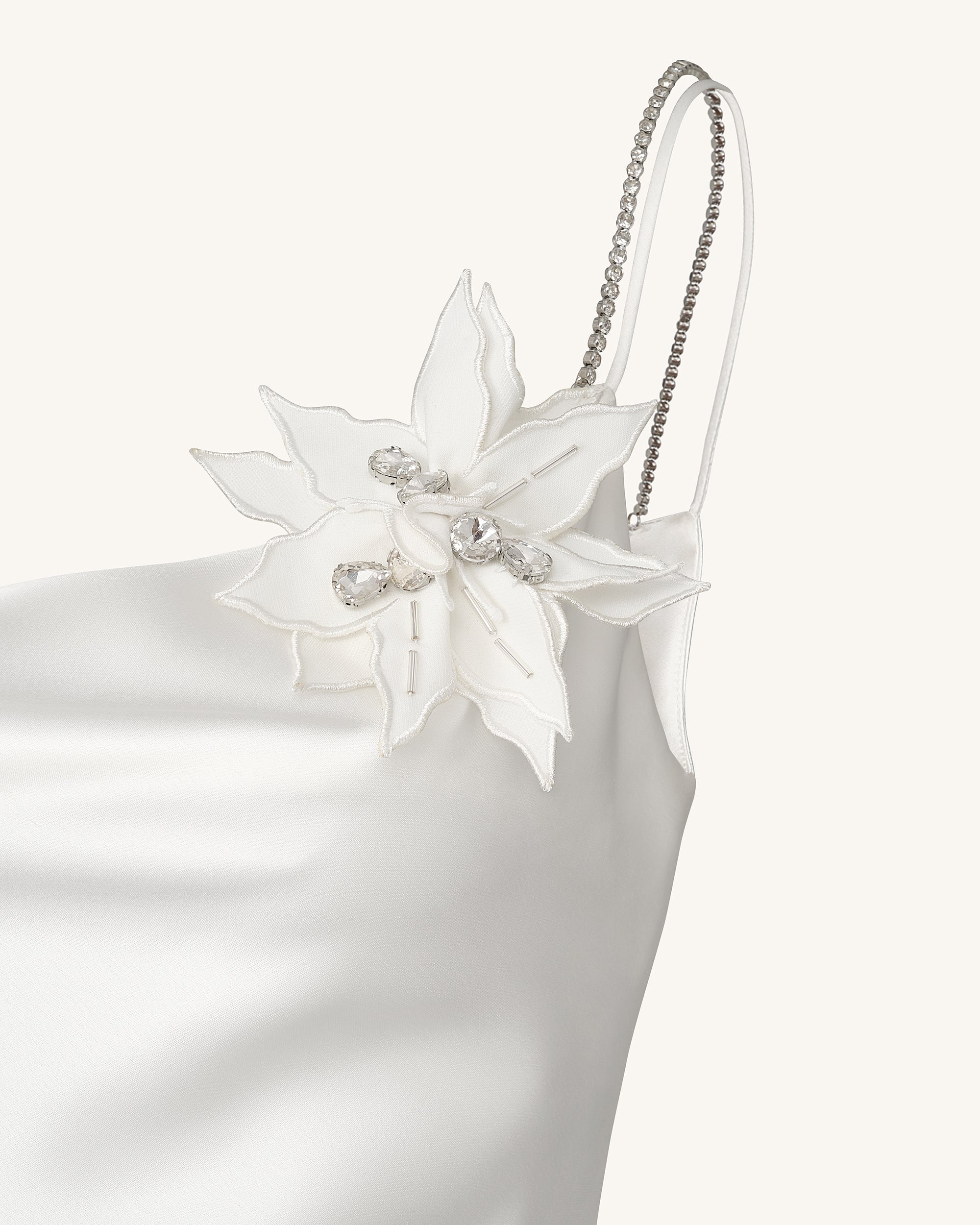 Crystal Flora Slip - White - Image 6