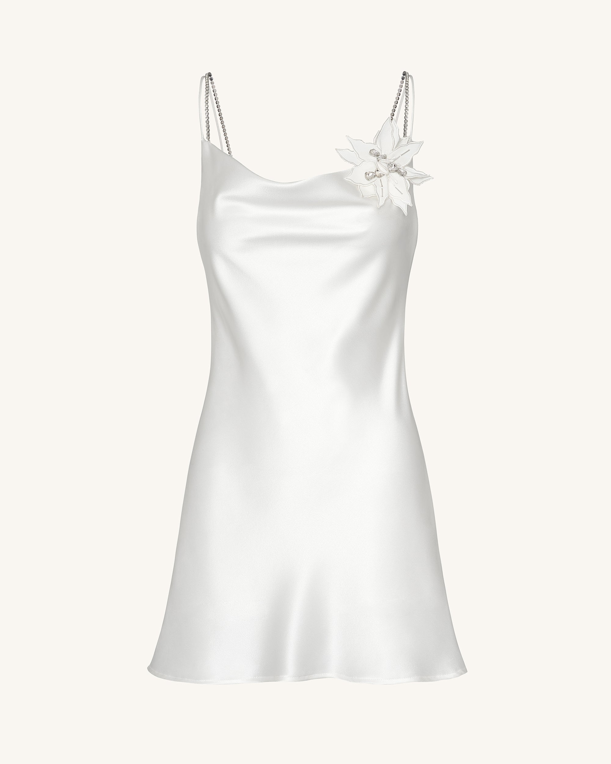 Crystal Flora Slip - White - Image 3